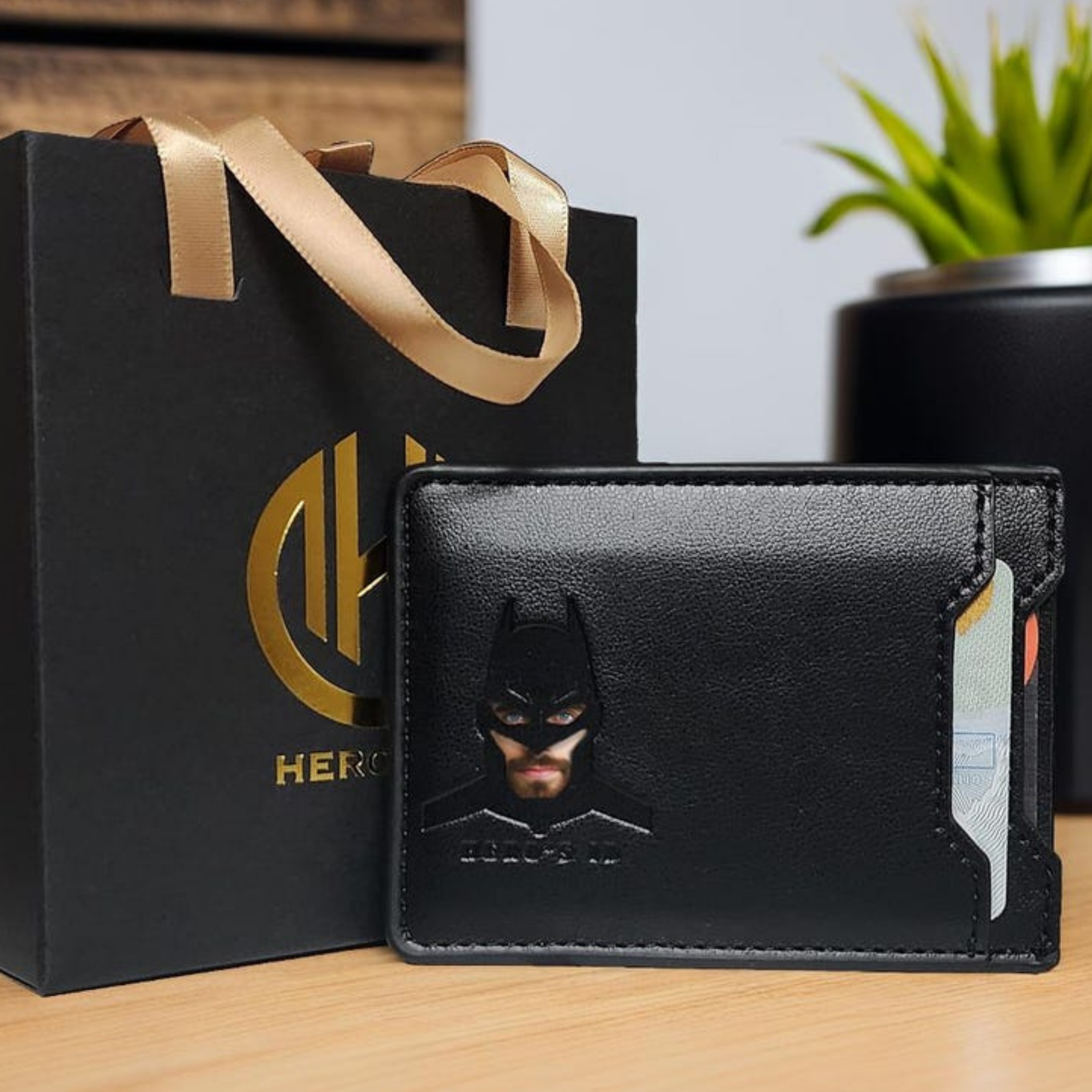 The Dark ID – Custom Leather Batman Wallet