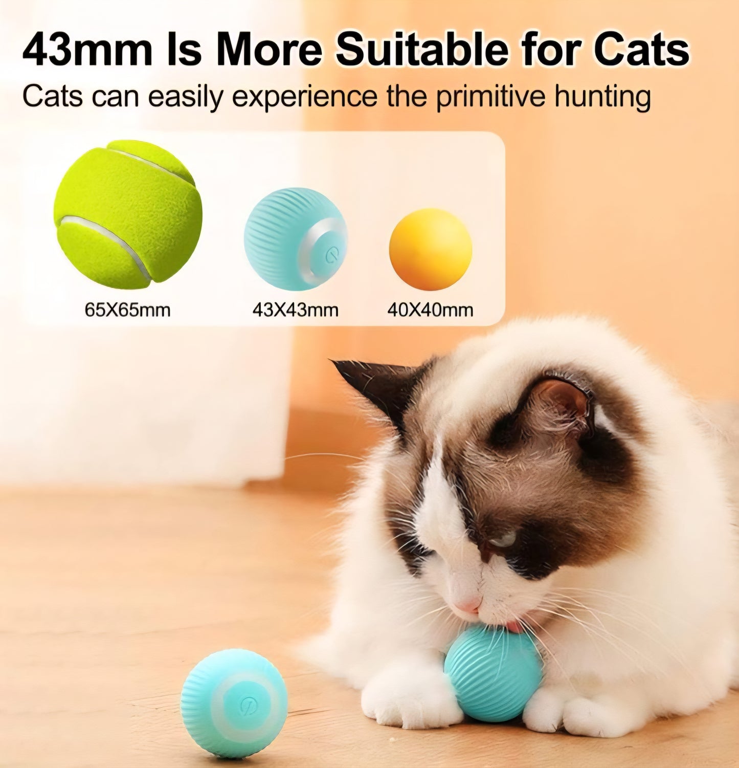 Smart PawPlay Ball - Interactive Jumping Ball for Pets