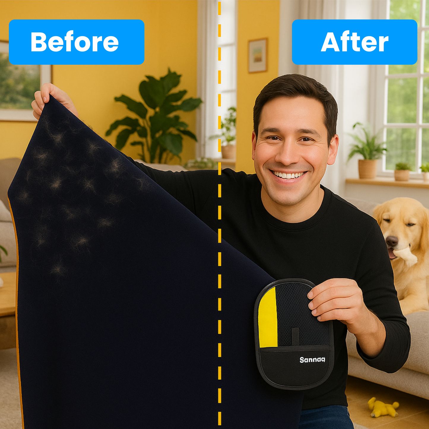 PawLush™ – Remove Pet Hair in Seconds Without Sticky Rollers or Mess