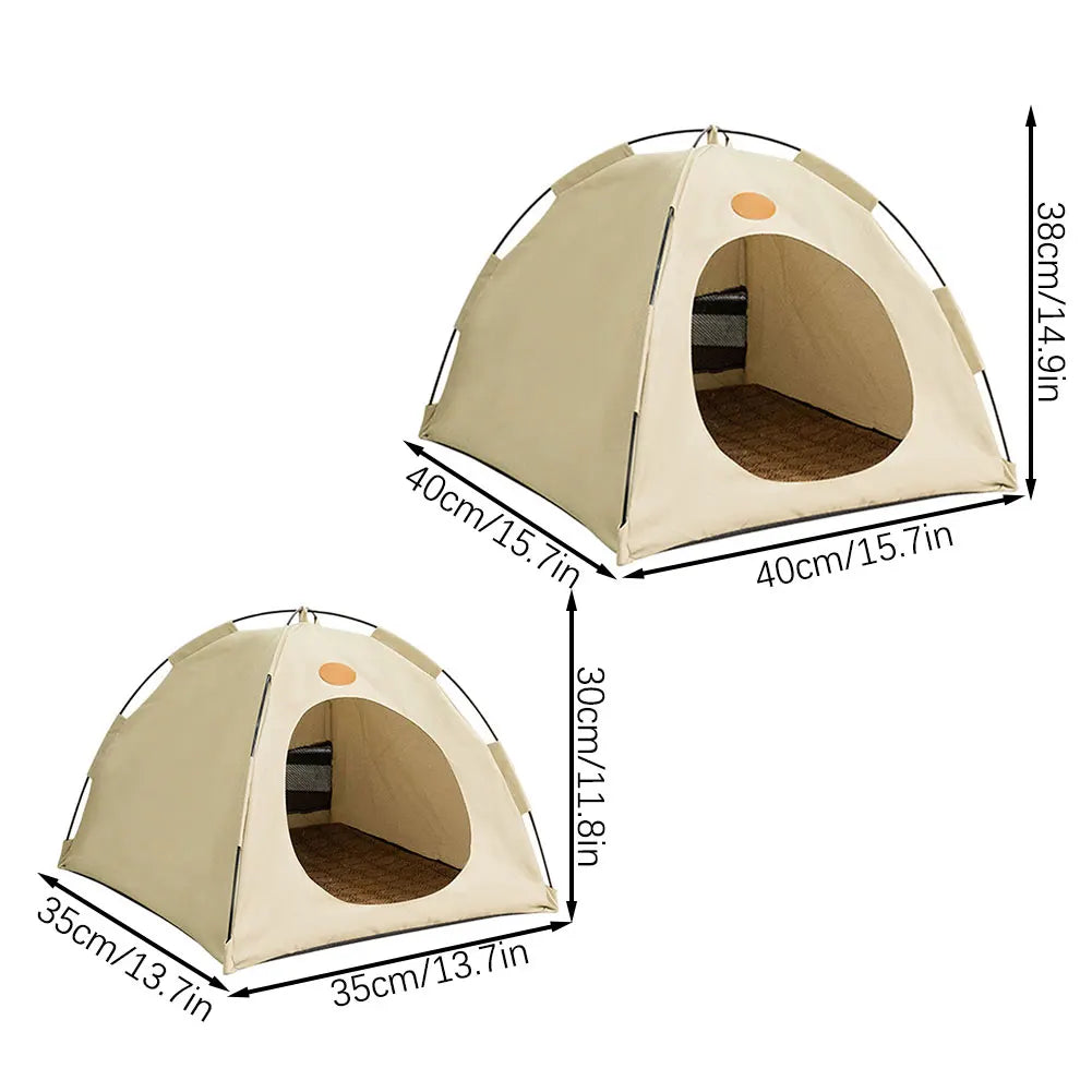 PurrPal™ Cozy Cat Tent – Breathable & Portable Pet Haven