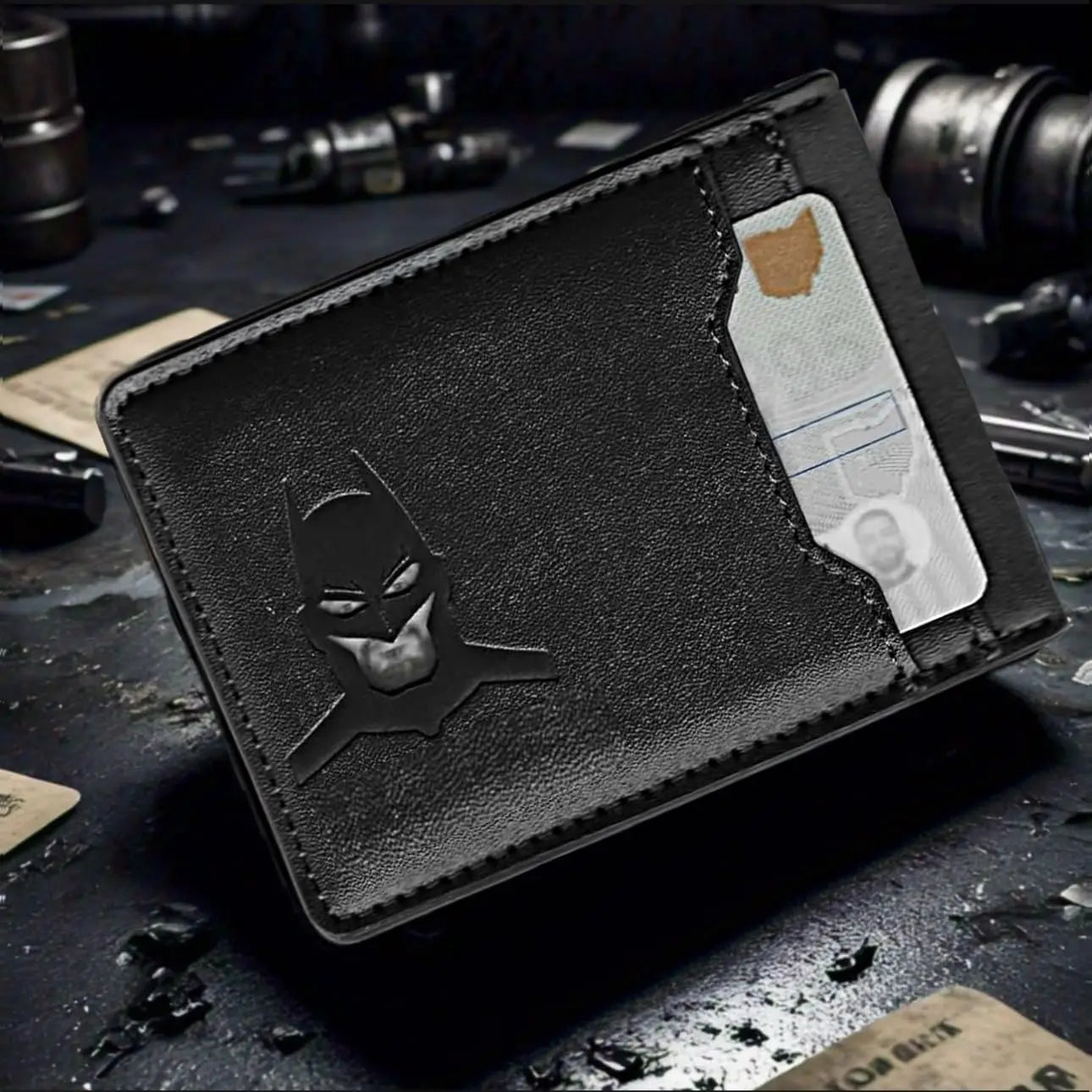 The Dark ID – Custom Leather Batman Wallet